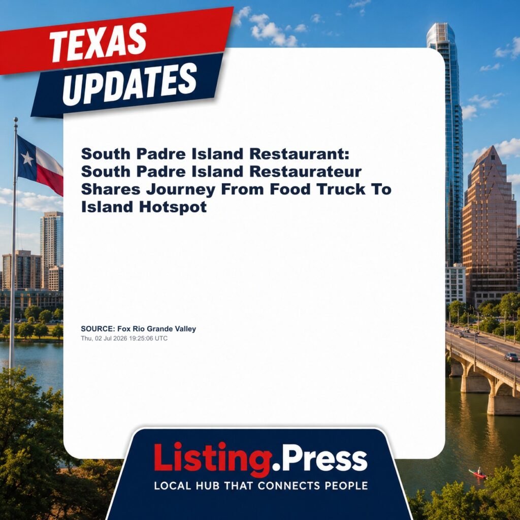 South Padre Island Restaurant: South Padre Island Restaurateur Shares Journey From Food Truck To Island Hotspot