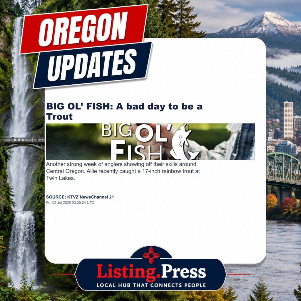 BIG OL’ FISH: A bad day to be a Trout