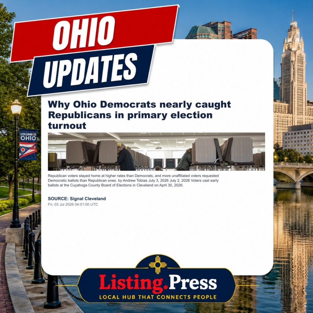 Why Ohio Democrats nearly caught Republicans in primary election turnout