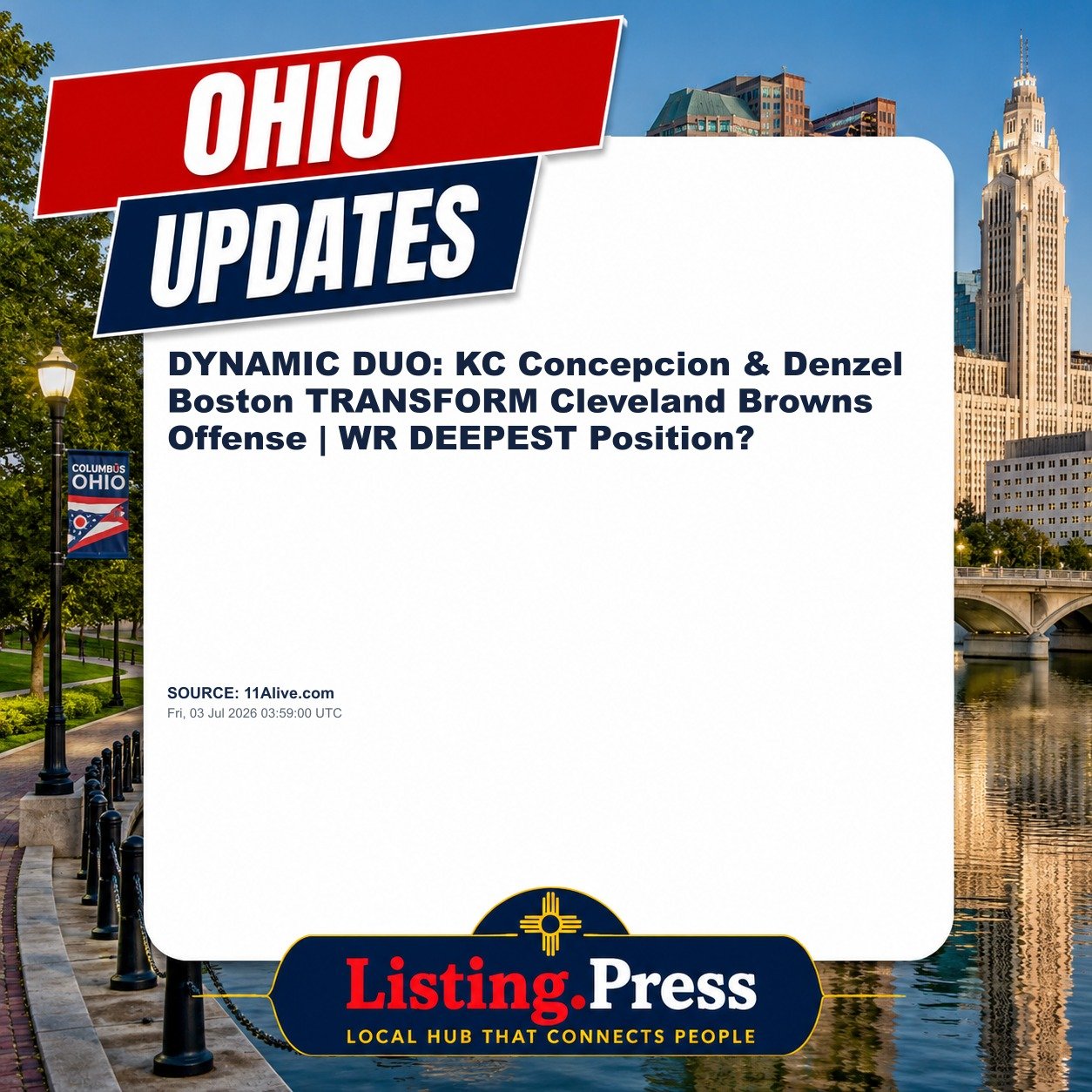 DYNAMIC DUO: KC Concepcion & Denzel Boston TRANSFORM Cleveland Browns Offense | WR DEEPEST Position?