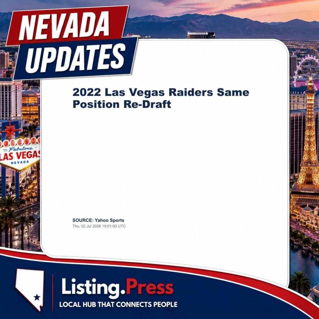 2022 Las Vegas Raiders Same Position Re-Draft