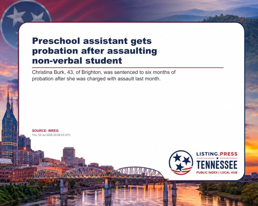 Preschool assistant gets probation after assaulting non-verbal student
