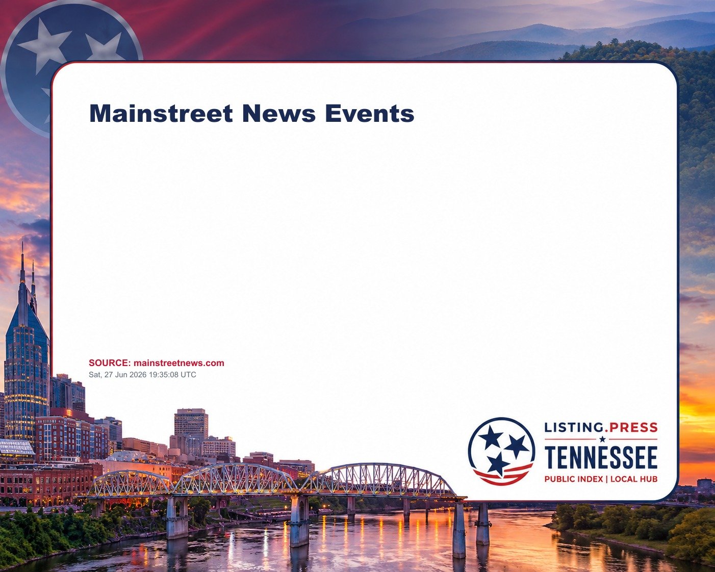 Mainstreet News Events