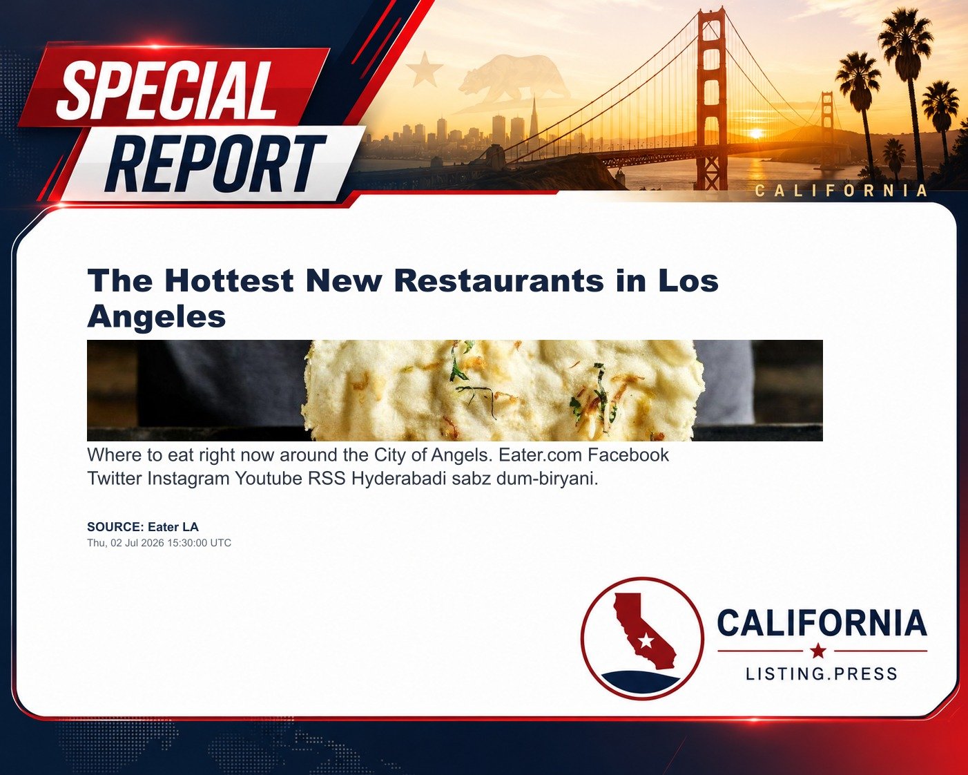 The Hottest New Restaurants in Los Angeles
