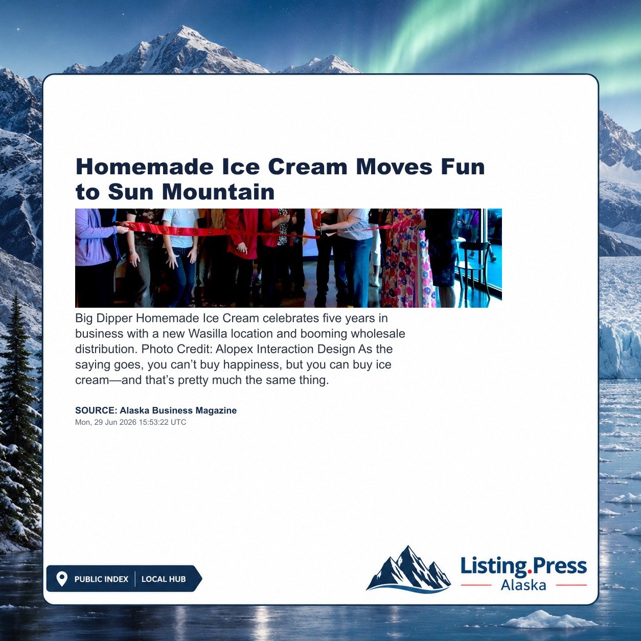 Homemade Ice Cream Moves Fun to Sun Mountain
