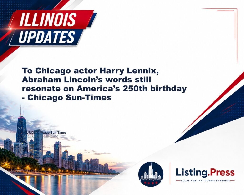 To Chicago actor Harry Lennix, Abraham Lincoln’s words still resonate on America’s 250th birthday – Chicago Sun-Times