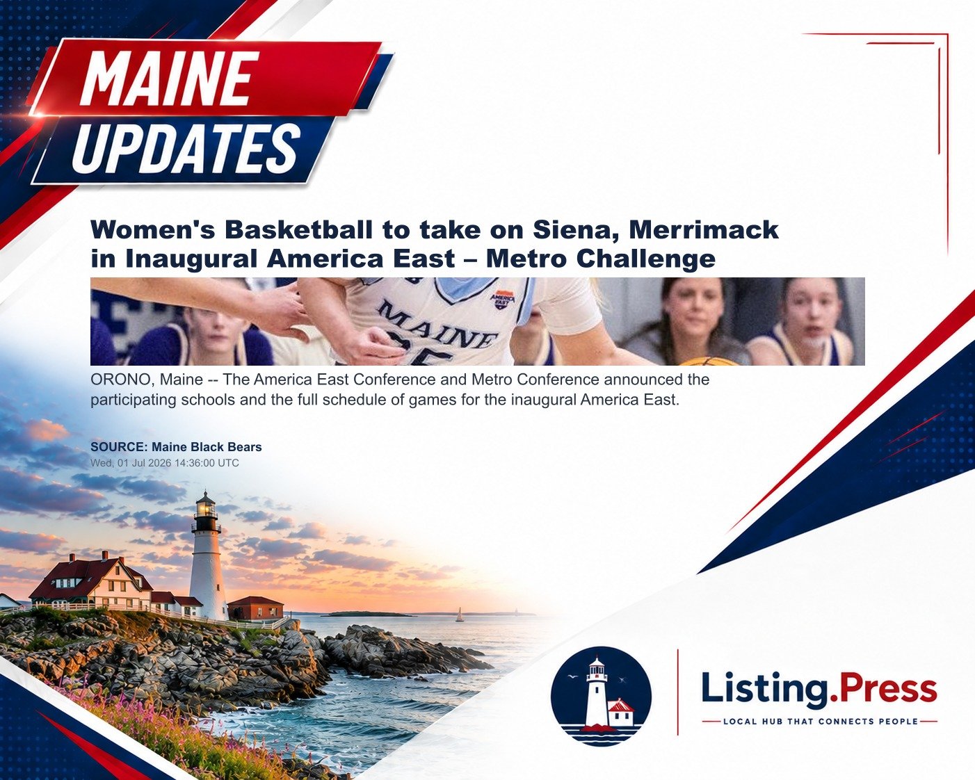 Women's Basketball to take on Siena, Merrimack in Inaugural America East – Metro Challenge
