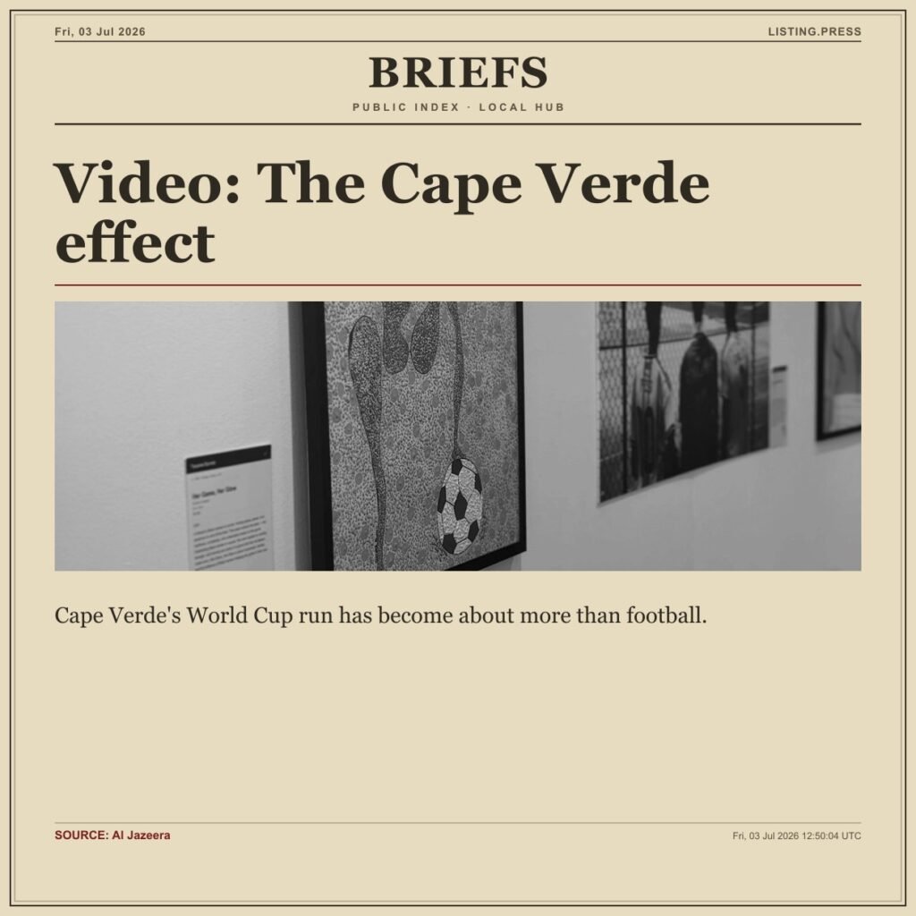 Video: The Cape Verde effect