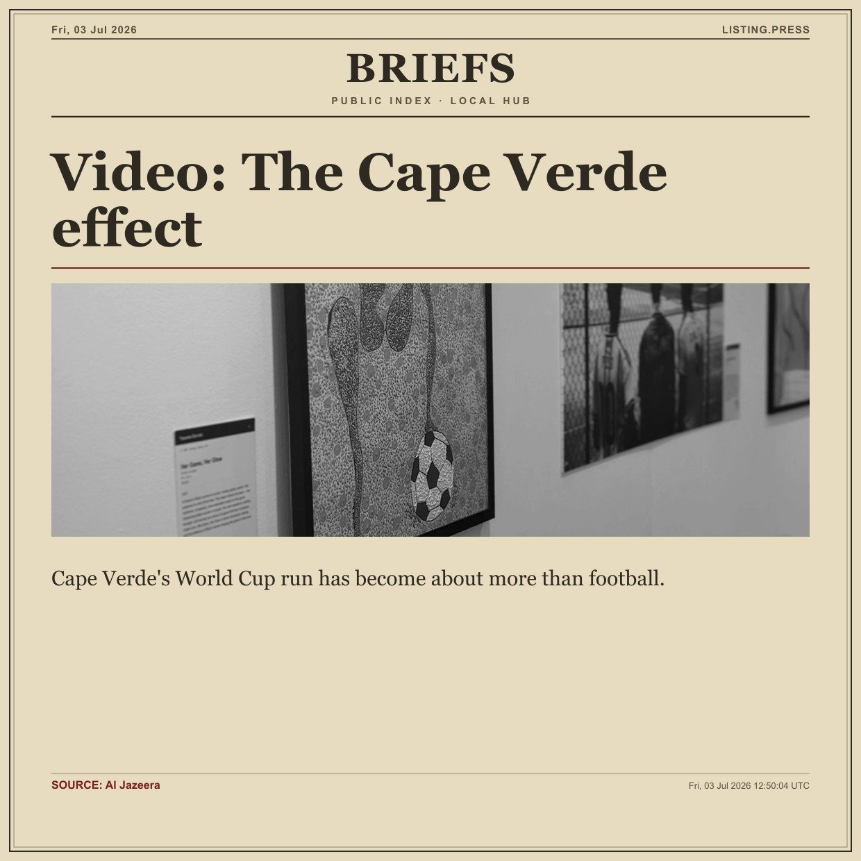 Video: The Cape Verde effect