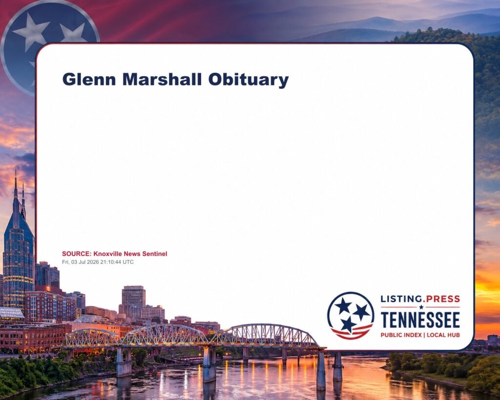 Glenn Marshall Obituary