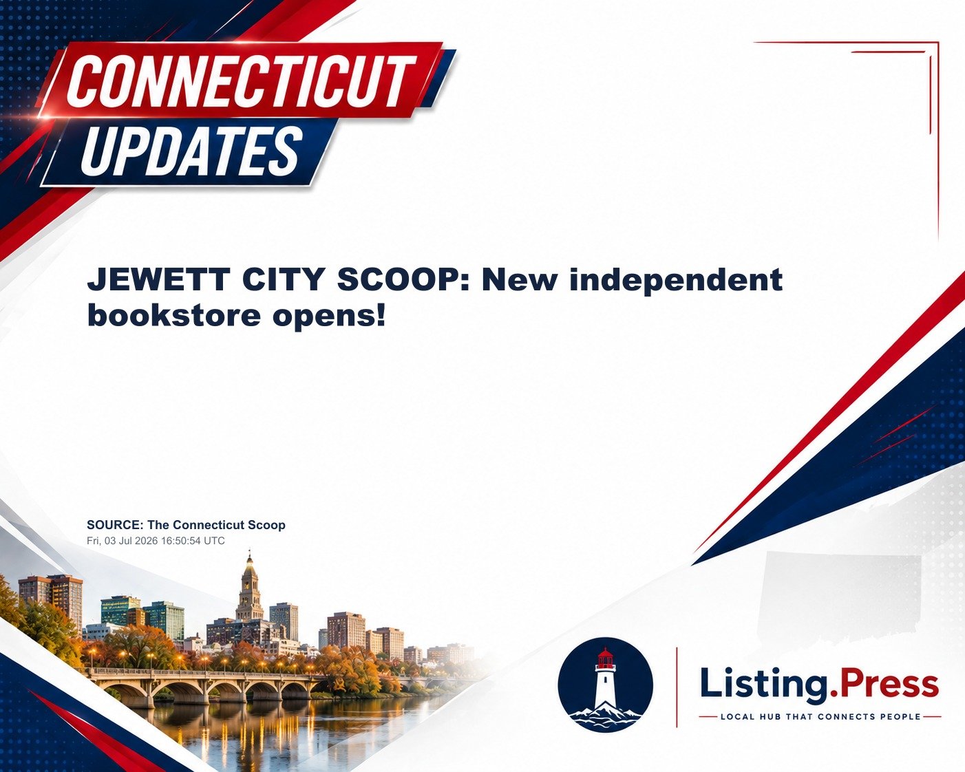 JEWETT CITY SCOOP: New independent bookstore opens!