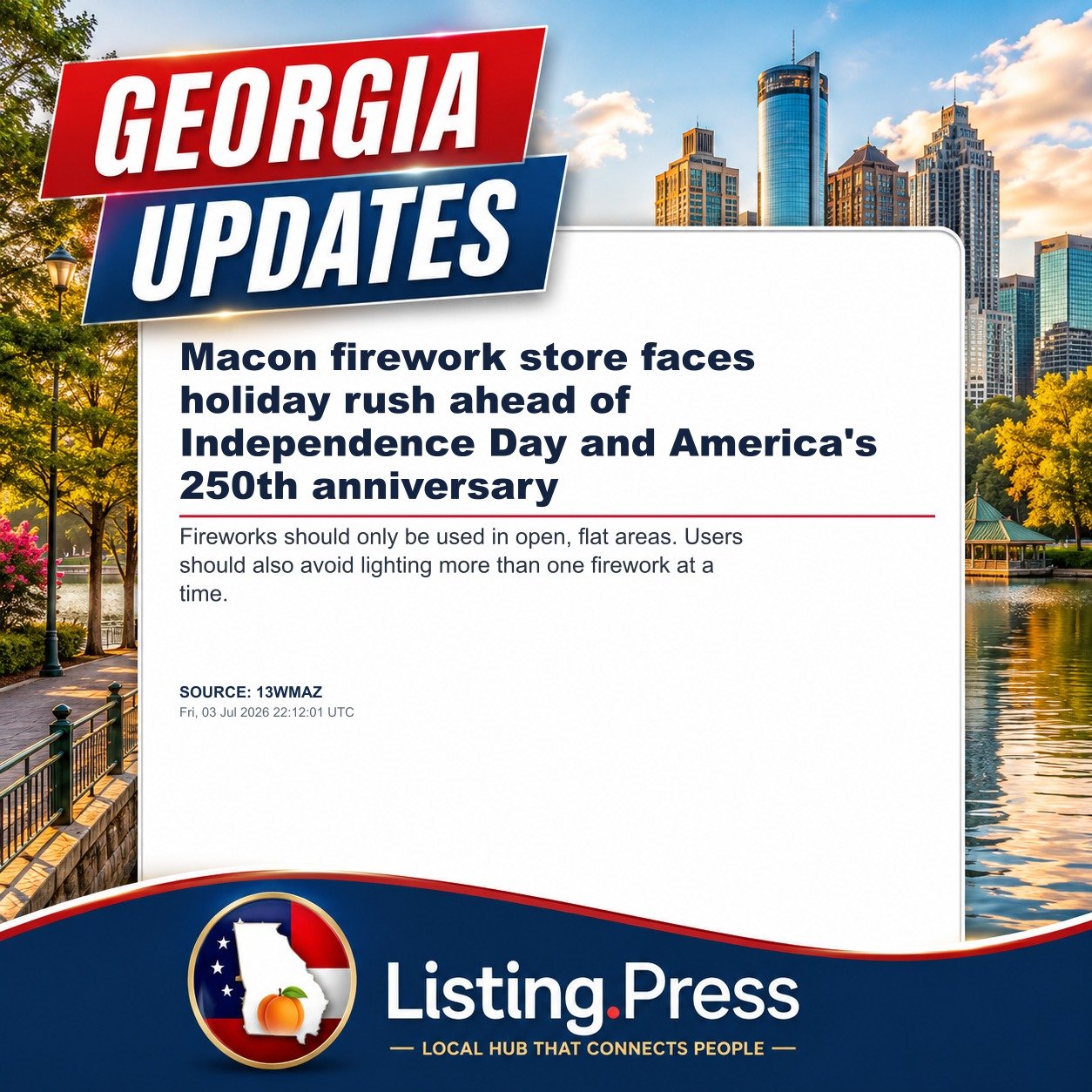 Macon firework store faces holiday rush ahead of Independence Day and America's 250th anniversary
