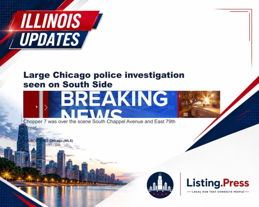 Large Chicago police investigation seen on South Side