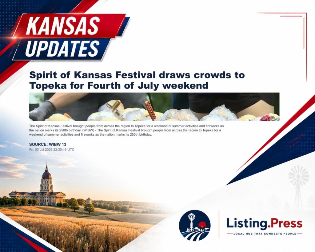 Spirit of Kansas Festival draws crowds to Topeka for Fourth of July weekend