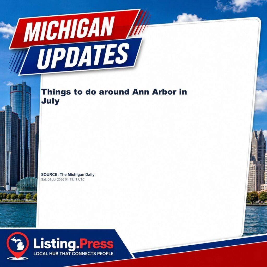 Things to do around Ann Arbor in July