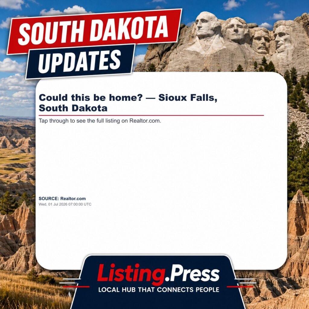 Could this be home? — Sioux Falls, South Dakota