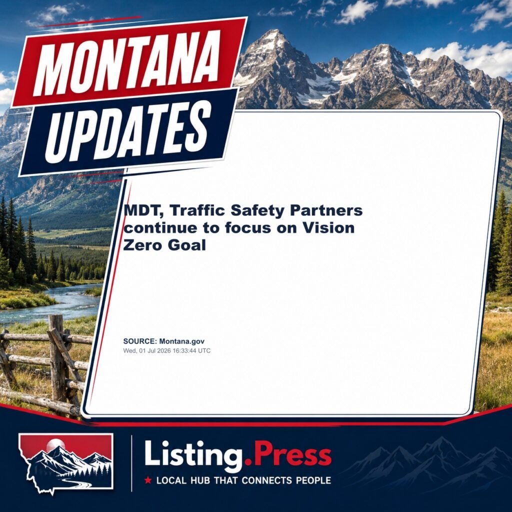 MDT, Traffic Safety Partners continue to focus on Vision Zero Goal