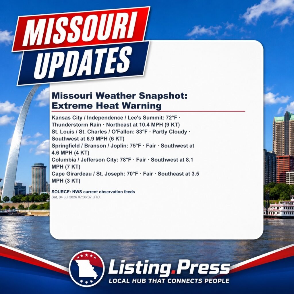 Missouri Weather Snapshot: Extreme Heat Warning