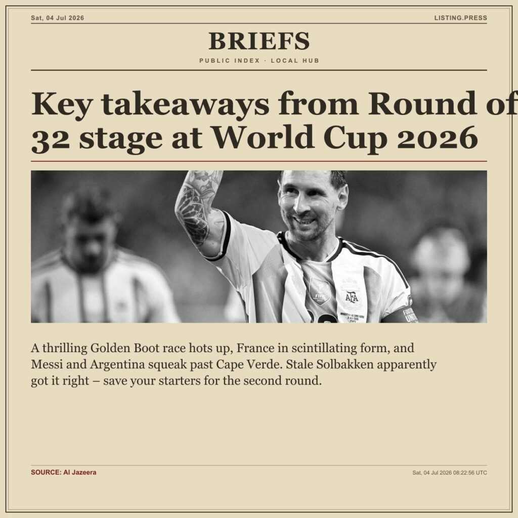 Key takeaways from Round of 32 stage at World Cup 2026