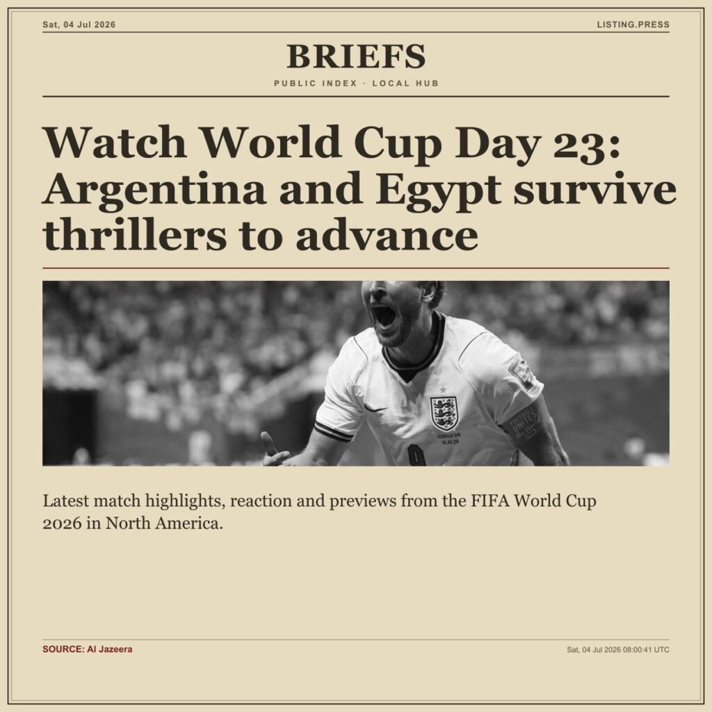 Watch World Cup Day 23: Argentina and Egypt survive thrillers to advance