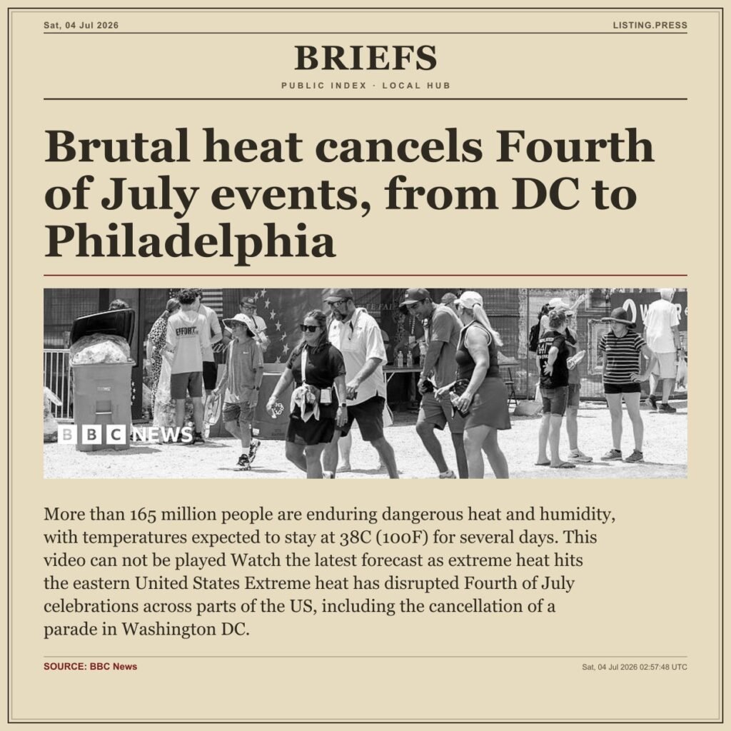 Brutal heat cancels Fourth of July events, from DC to Philadelphia