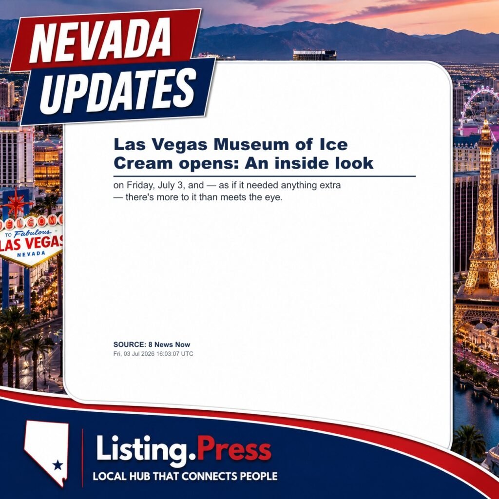 Las Vegas Museum of Ice Cream opens: An inside look