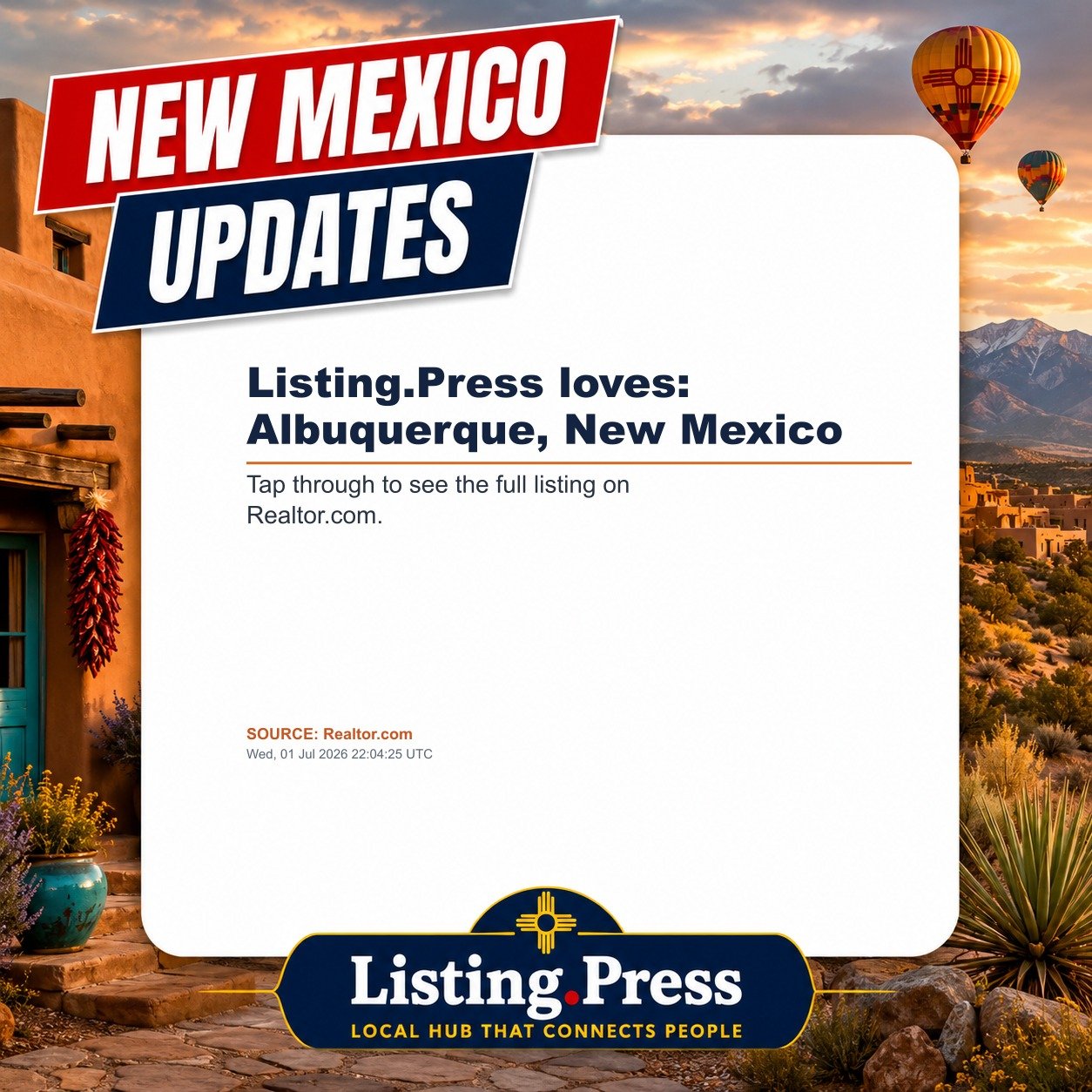 Listing.Press loves: Albuquerque, New Mexico