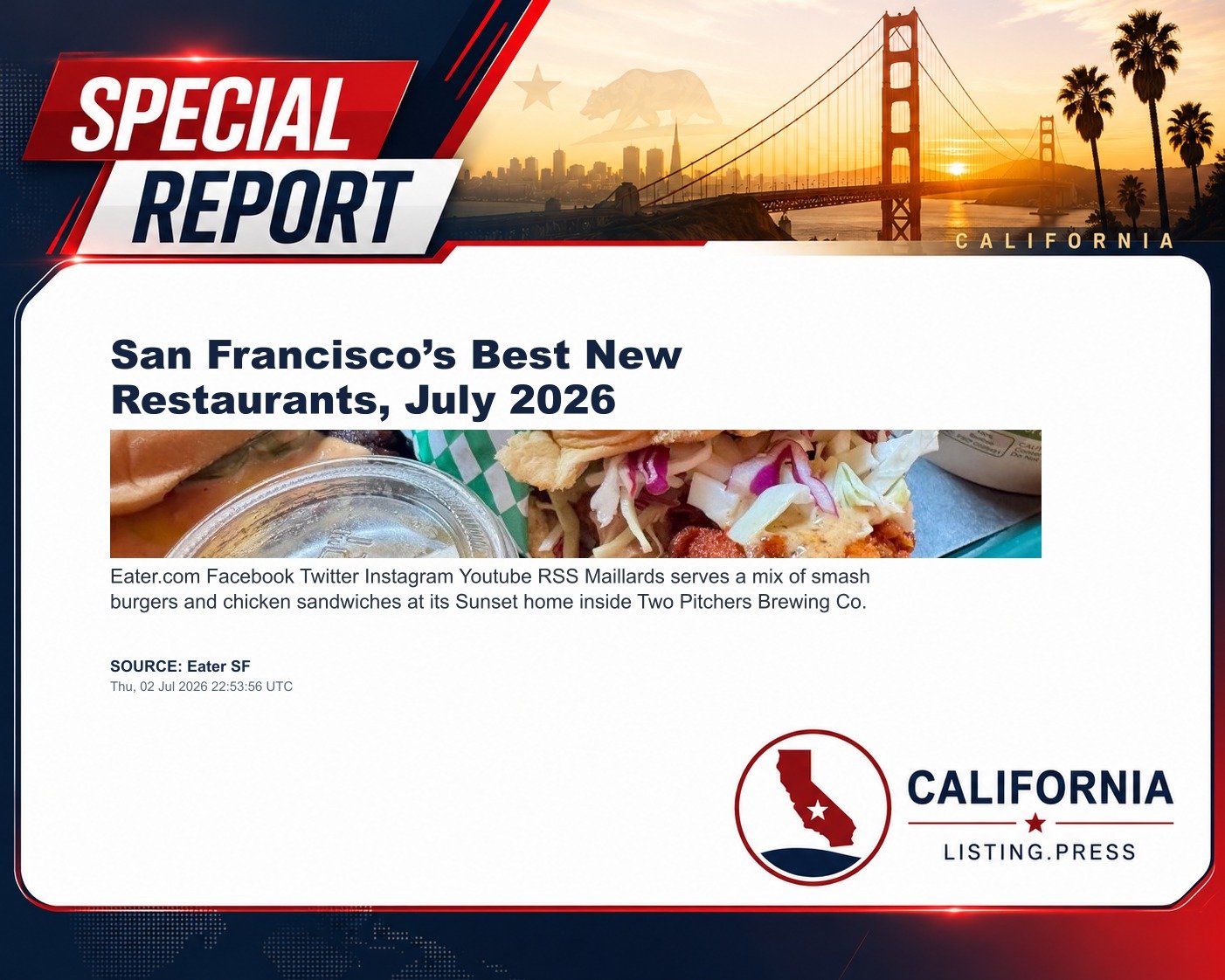 San Francisco’s Best New Restaurants, July 2026