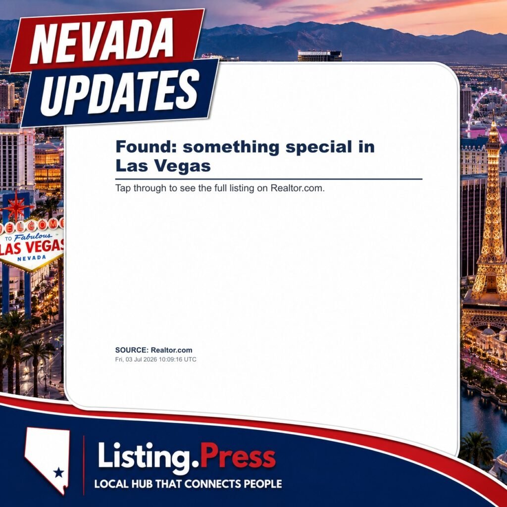 Found: something special in Las Vegas