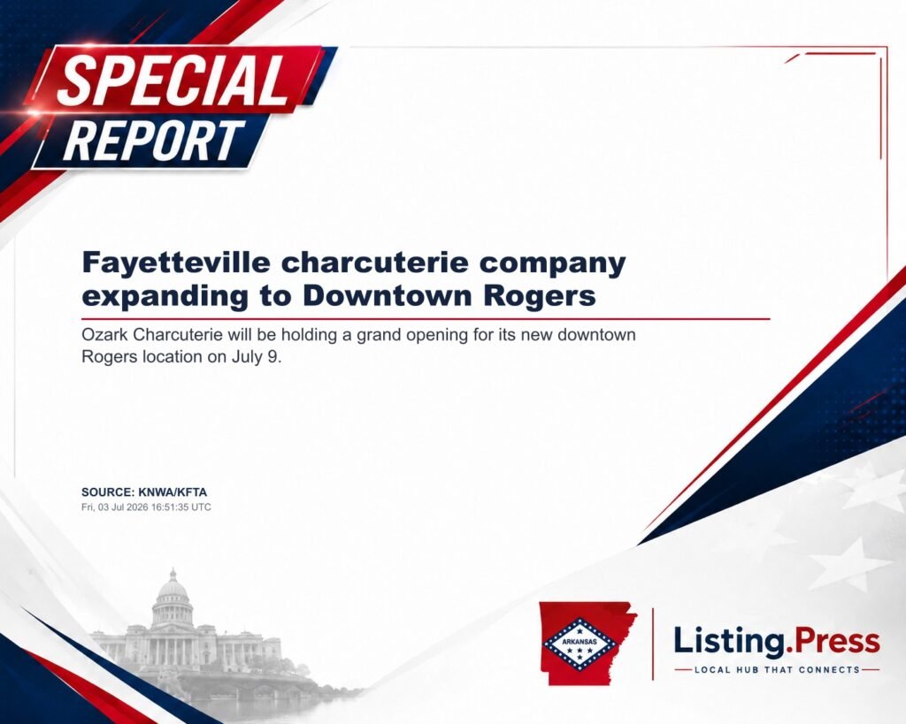 Fayetteville charcuterie company expanding to Downtown Rogers