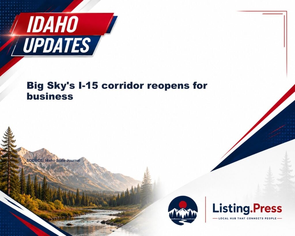 Big Sky’s I-15 corridor reopens for business