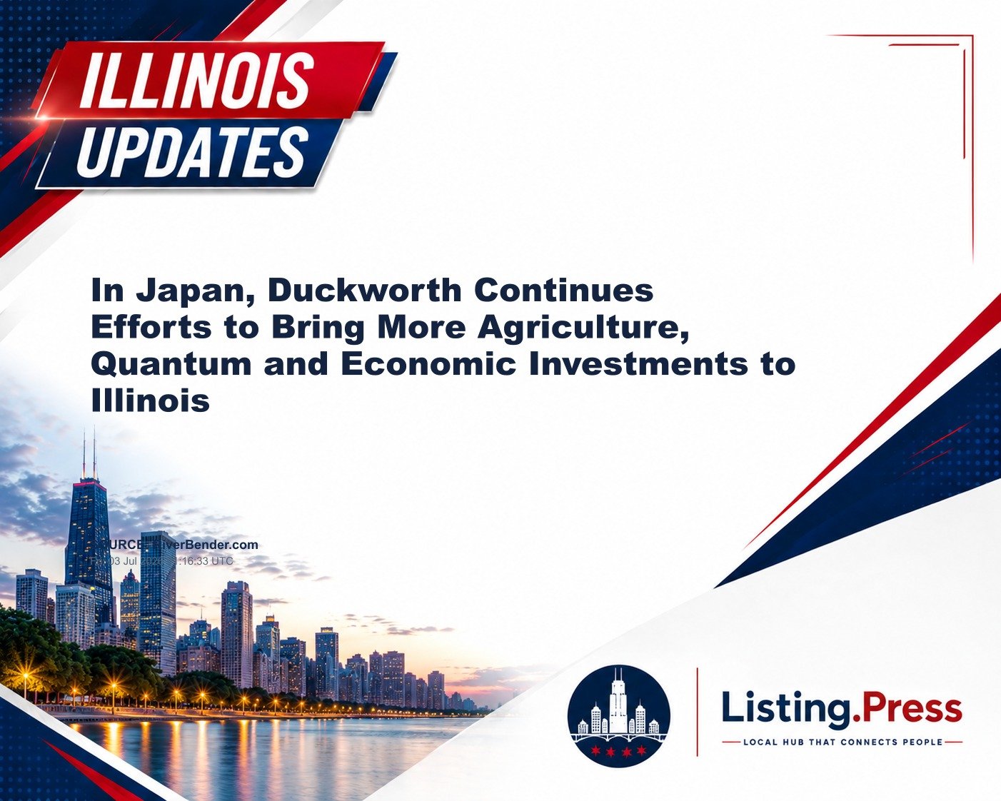 In Japan, Duckworth Continues Efforts to Bring More Agriculture, Quantum and Economic Investments to Illinois