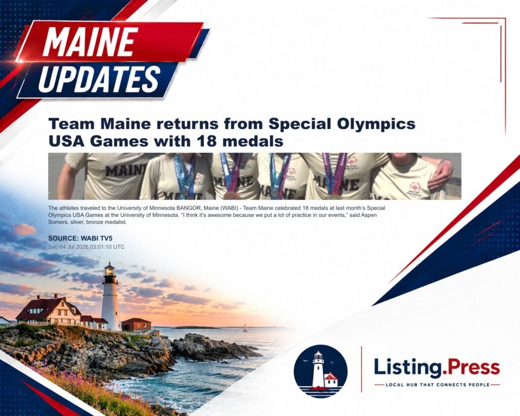 Team Maine returns from Special Olympics USA Games with 18 medals