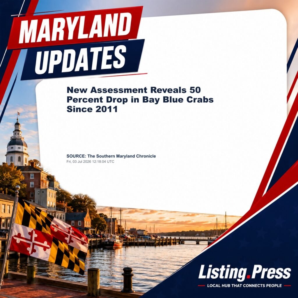 New Assessment Reveals 50 Percent Drop in Bay Blue Crabs Since 2011