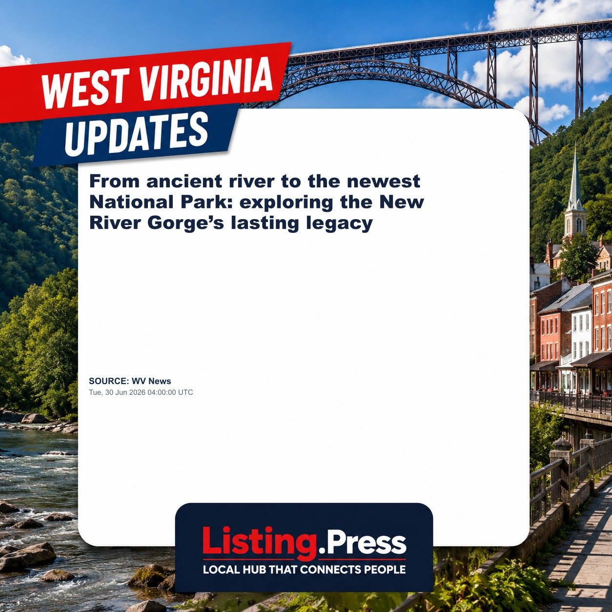 From ancient river to the newest National Park: exploring the New River Gorge’s lasting legacy