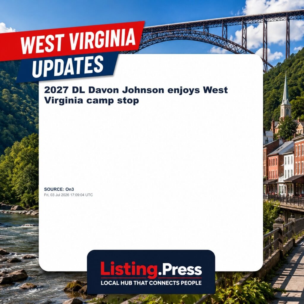 2027 DL Davon Johnson enjoys West Virginia camp stop