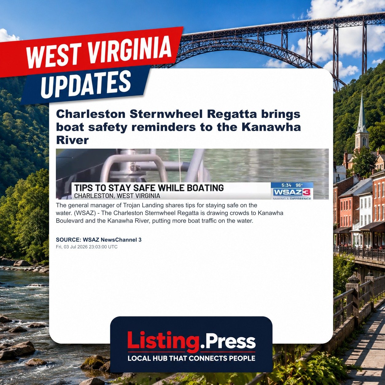 Charleston Sternwheel Regatta brings boat safety reminders to the Kanawha River