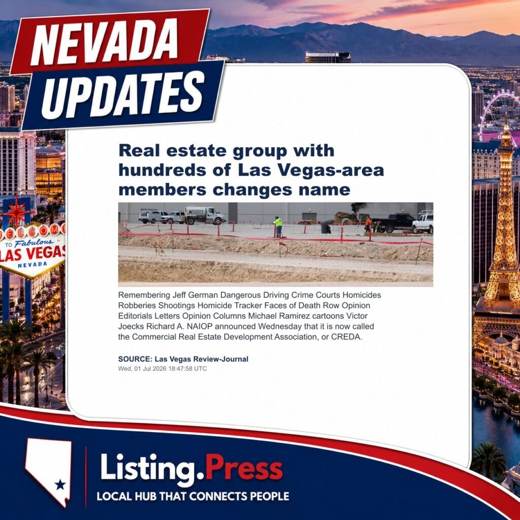 Real estate group with hundreds of Las Vegas-area members changes name