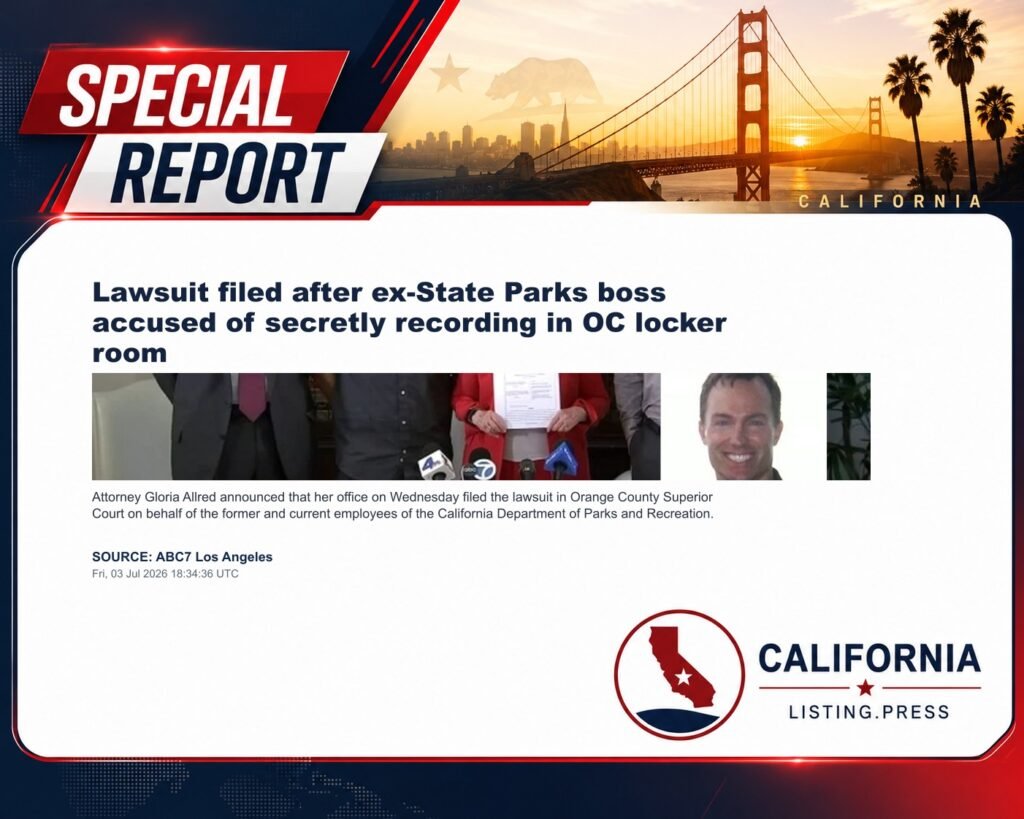 Lawsuit filed after ex-State Parks boss accused of secretly recording in OC locker room