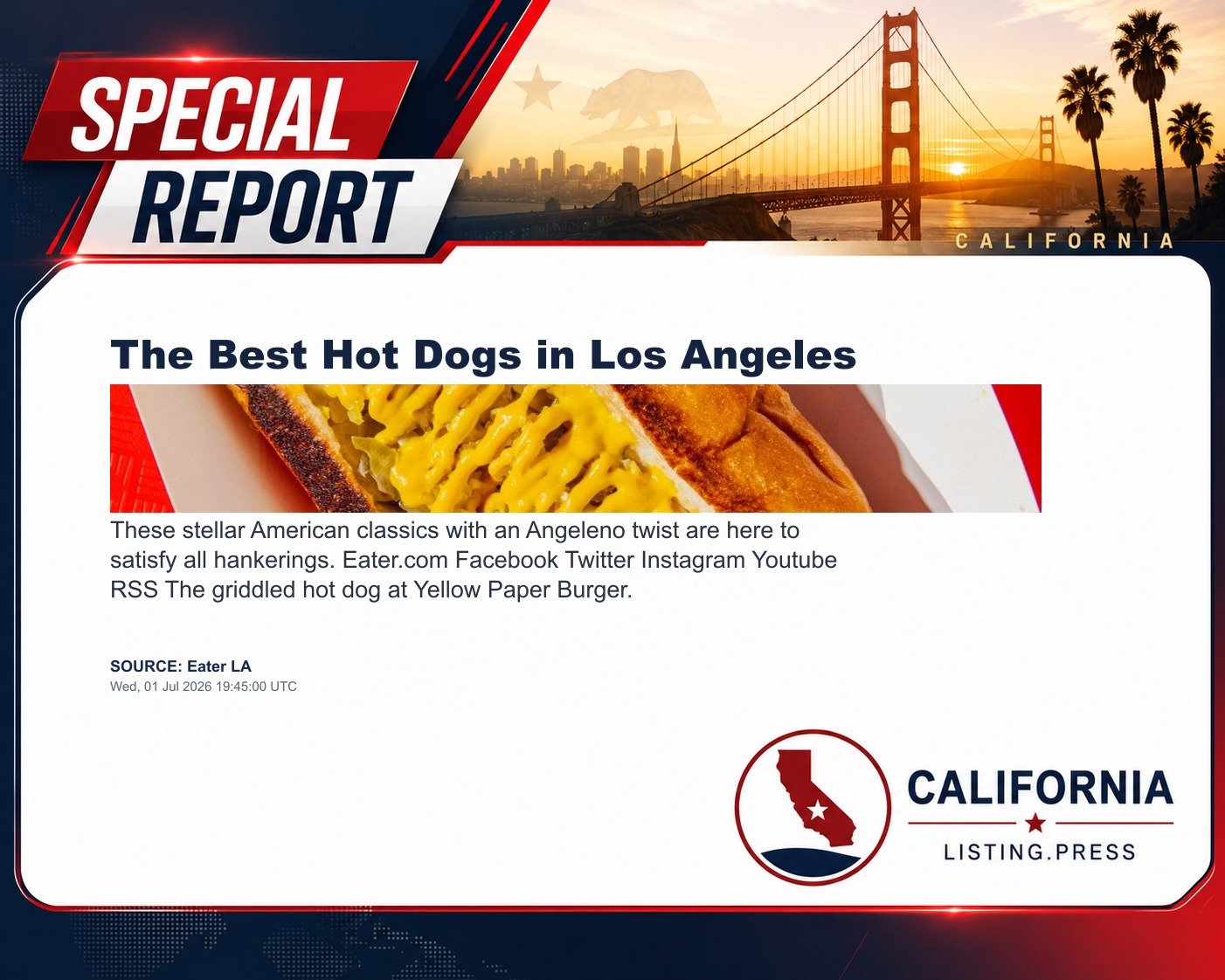 The Best Hot Dogs in Los Angeles