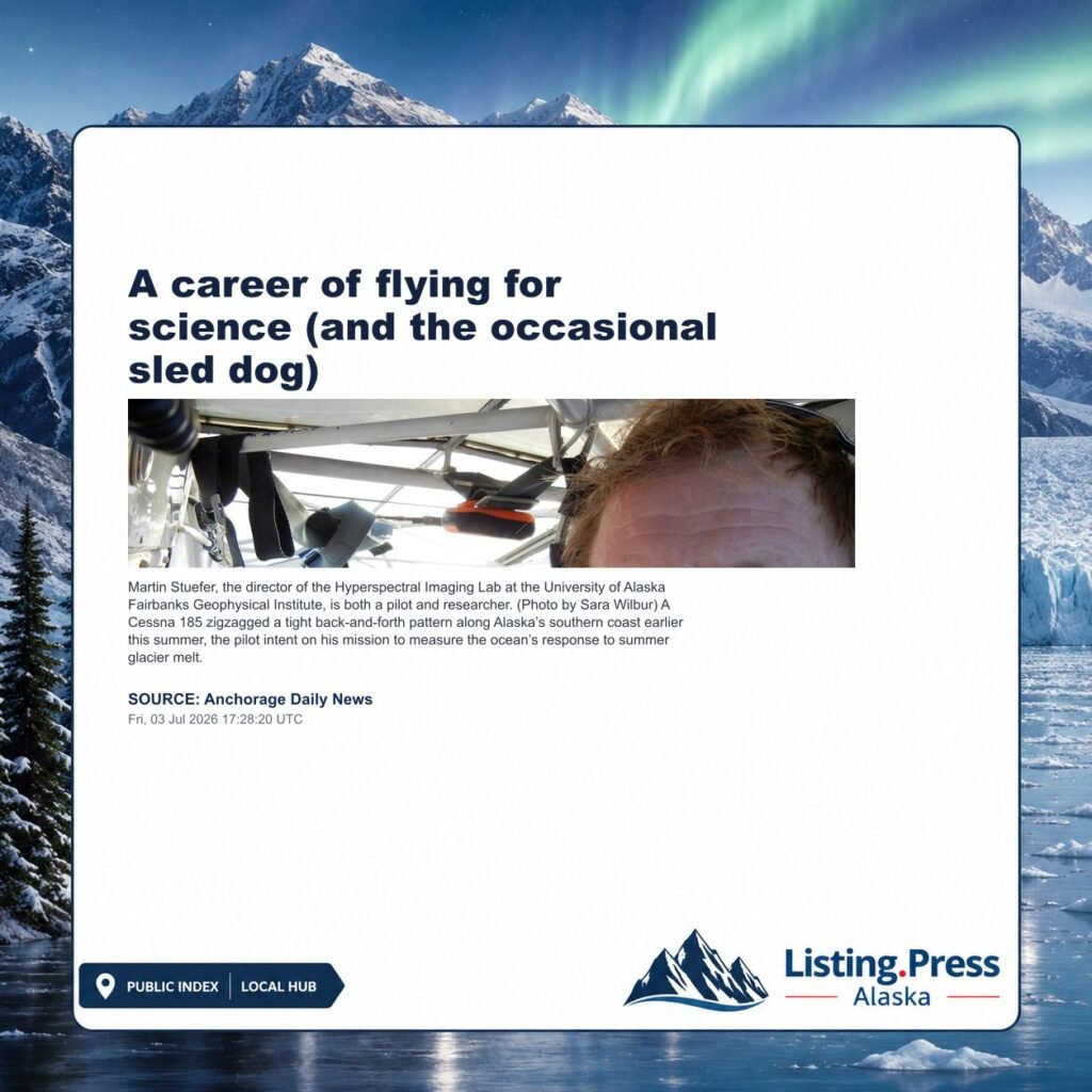 A career of flying for science (and the occasional sled dog)