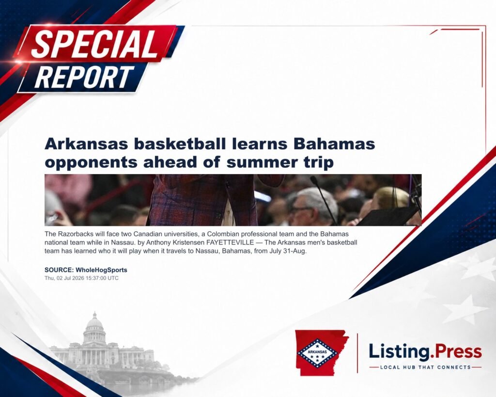 Arkansas basketball learns Bahamas opponents ahead of summer trip