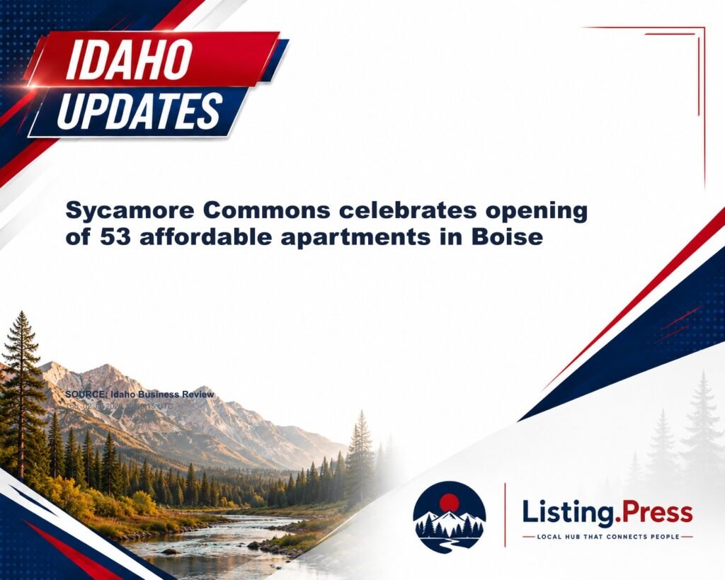 Sycamore Commons celebrates opening of 53 affordable apartments in Boise