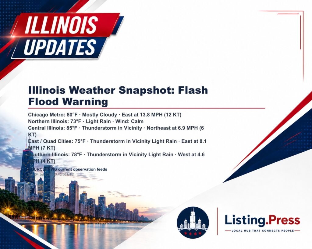 Illinois Weather Snapshot: Flash Flood Warning
