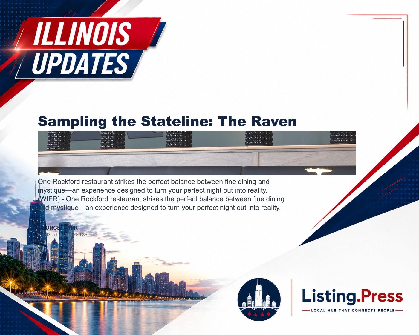 Sampling the Stateline: The Raven