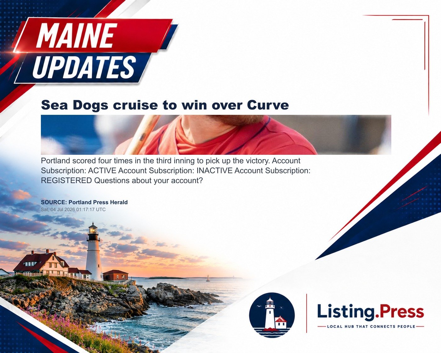 Sea Dogs cruise to win over Curve