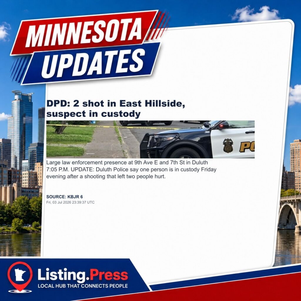DPD: 2 shot in East Hillside, suspect in custody
