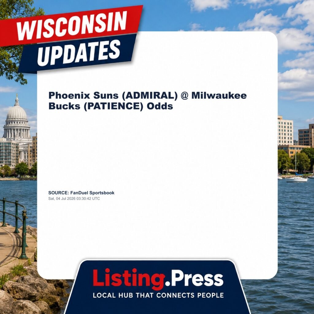 Phoenix Suns (ADMIRAL) @ Milwaukee Bucks (PATIENCE) Odds