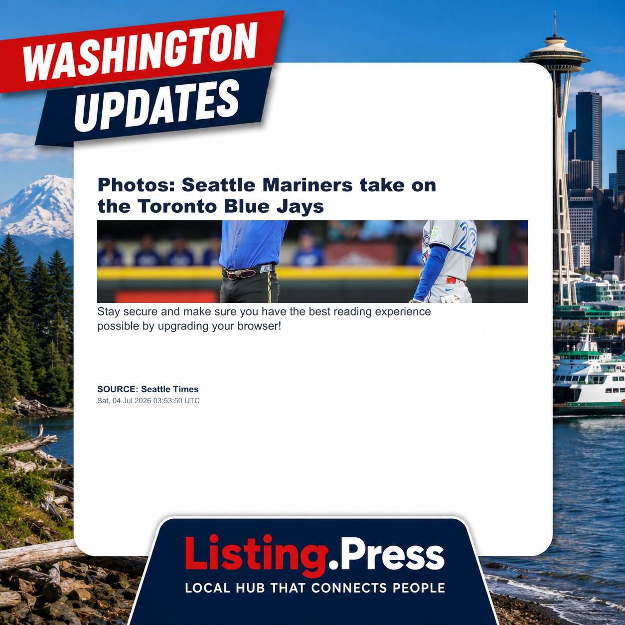 Photos: Seattle Mariners take on the Toronto Blue Jays