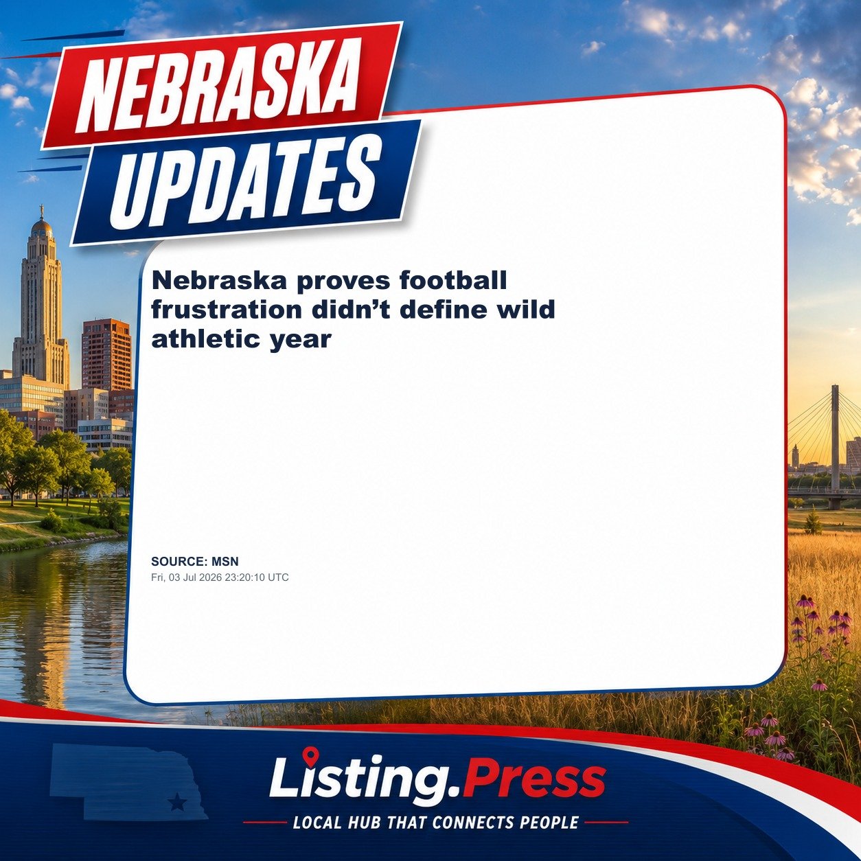 Nebraska proves football frustration didn’t define wild athletic year